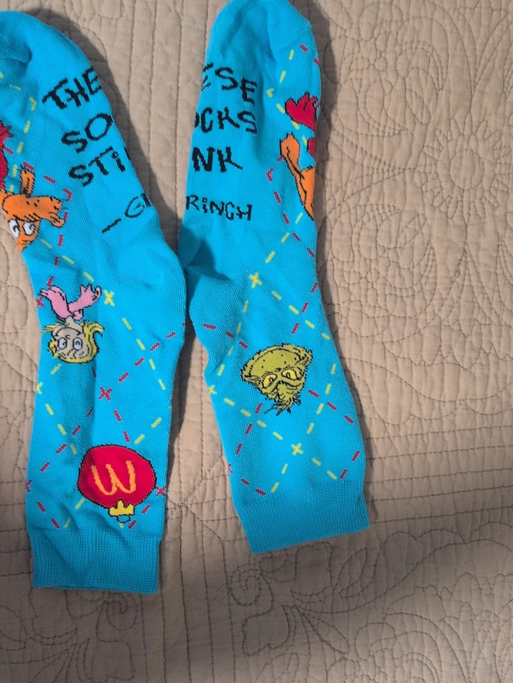 McDonald's Grinch Socks
